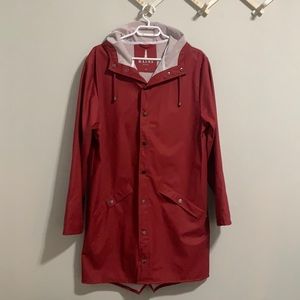 S/M Red Rains Rain Jacket
